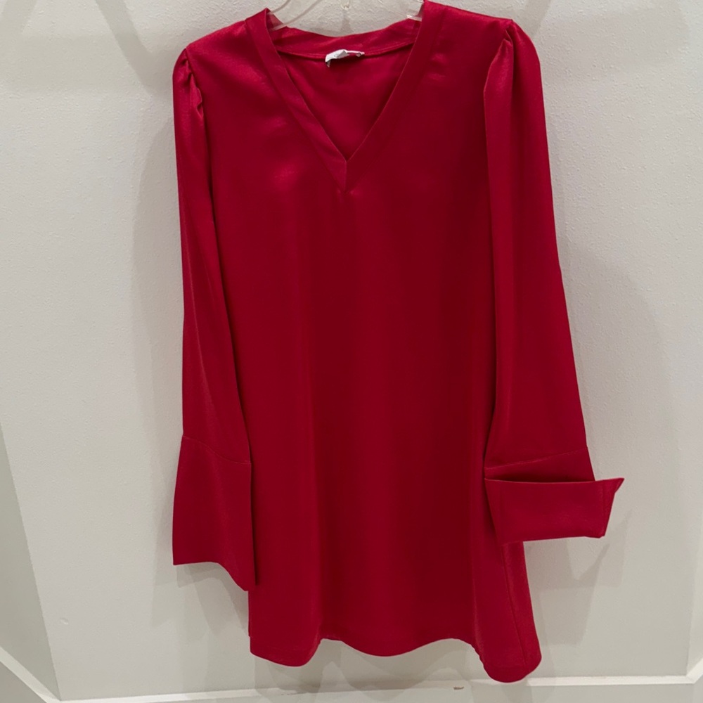 S’edge V neck sheath dress